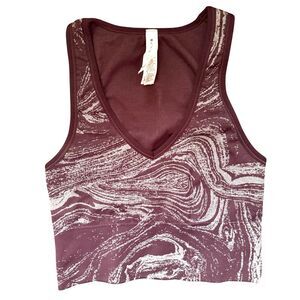 Athleta Aurora Seamless Shine Crop Tank Top Size XS